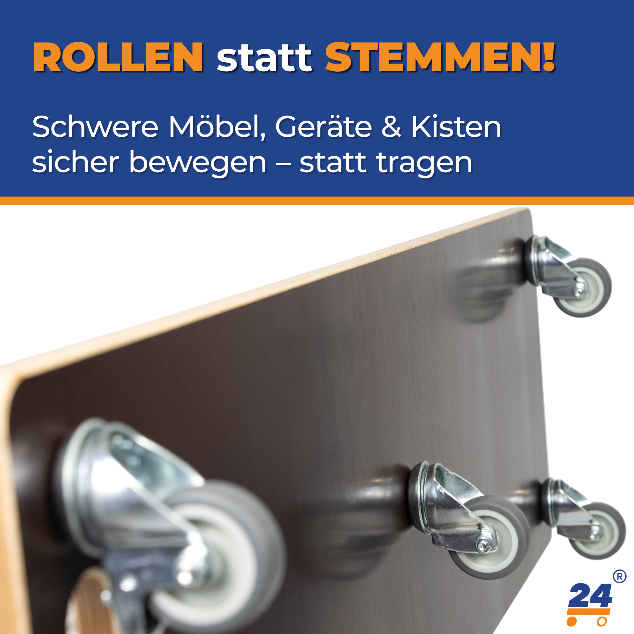 Rollbrett „Lastenmeter“ – 180kg Tragkraft – Bild 4