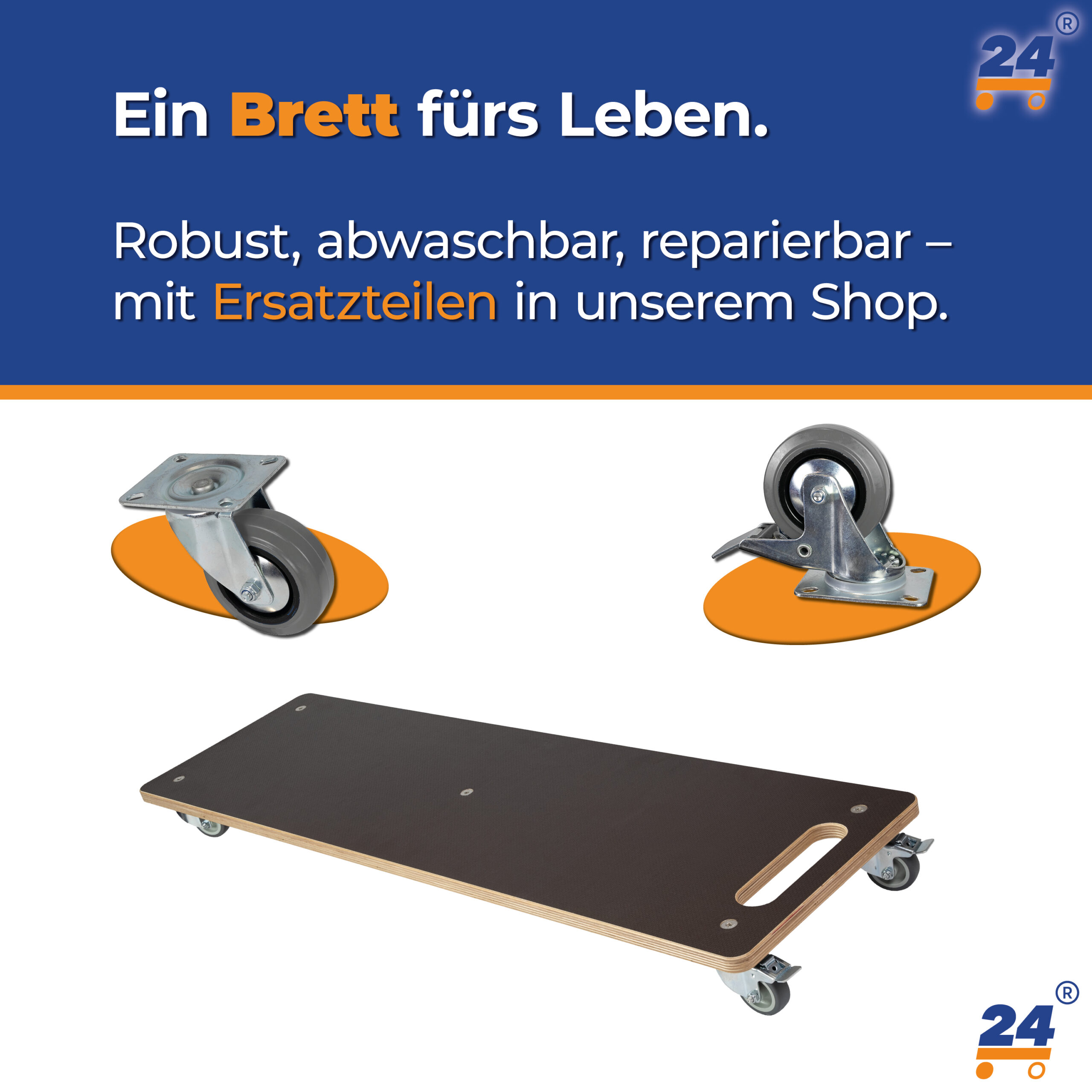 Rollbrett „Lastenmeter“ – 180kg Tragkraft – Bild 5