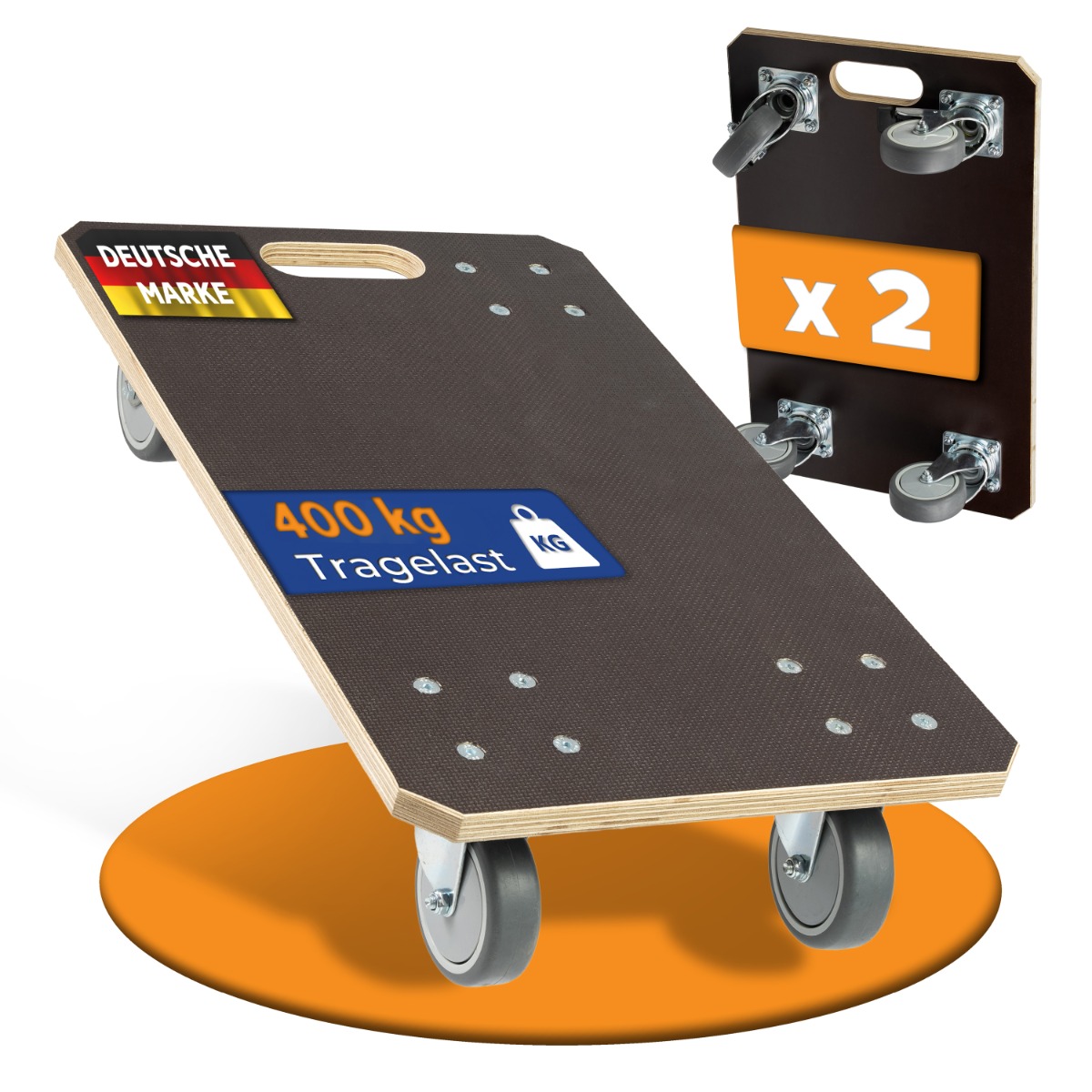 Rollbrett Light 2er Set